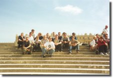 Choir members in Versailles.