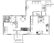 Pienen tuvan pohjapiirros